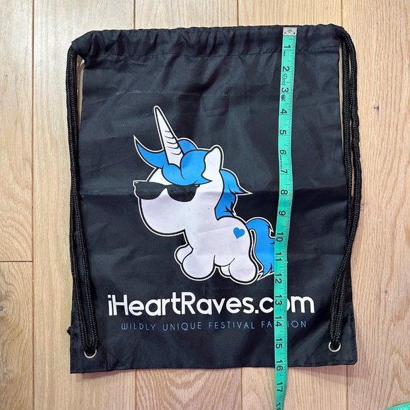 iHeartRaves.com Unicorn Drawstring Bag - Picture 9 of 9
